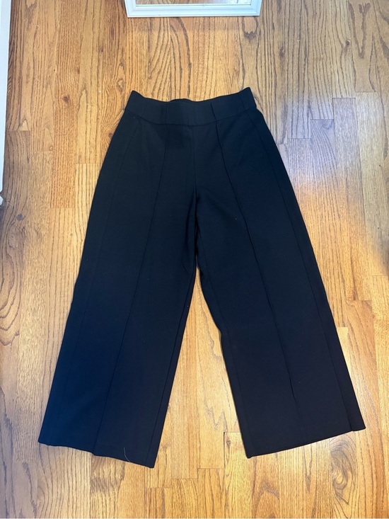 Jones New York Pants - Jones New York Black Wide-Leg Cropped Pixie Dress Pants